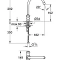 Смеситель Grohe Costa L 31819001 для кухонной мойки