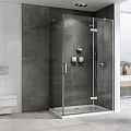 Душевой уголок ABBER Zart 120x90см AG08120-S91 профиль хром, стекло прозрачное