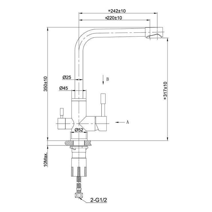 Смеситель Lemark Expert LM5061S для кухонной мойки