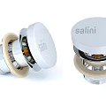 Донный клапан для раковины Salini D 504 16222RG черный глянец