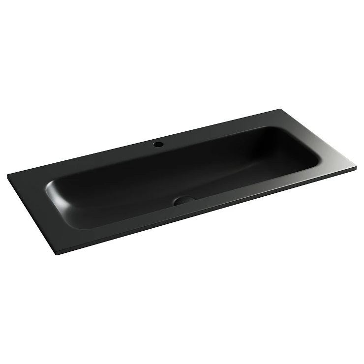 Раковина встраиваемая Ceramica Nova Grace 100см CN7013MB черная матовая