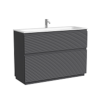 Тумба под раковину Sancos Folk Floor 120 FL120FGS напольная, Grey soft