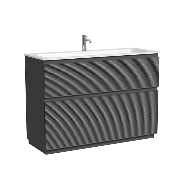 Тумба под раковину Sancos Folk Floor 120 FL120FGS напольная, Grey soft