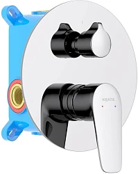 Смеситель для ванны с душем Aquatek Бетта AQ1146CR с внутренней частью, хром