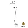 Душевая стойка Cezares Nautic NAUTIC-CD-25-SR золото