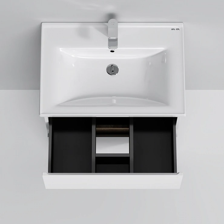 Раковина встраиваемая AM.PM X-Joy 65см M85AWCC0652WG белая глянцевая Раковина встраиваемая AM.PM X-Joy 65см M85AWCC0652WG белая глянцевая