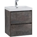 Тумба с раковиной BelBagno Pietra Mini 50 темное дерево
