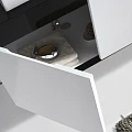 Тумба с раковиной Orans BC-6023-1800 180 602318БЗ черный / белый