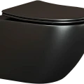 Унитаз подвесной Ceramica Nova Metropol CN4002MB чёрный матовый