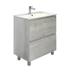 Тумба с раковиной Comforty Верона 75 00004137102CF дуб белый