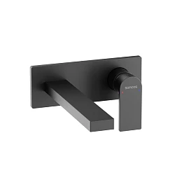Смеситель для раковины Sancos Studio SC9017MB c внутренней частью, черный матовый