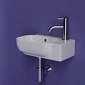 Раковина подвесная Ceramica Nova Element CN6074L белая глянец