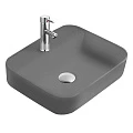 Раковина накладная Avimano Vision 1245123 серая матовая