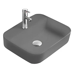 Раковина накладная Avimano Vision 1245123 серая матовая
