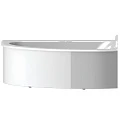 Экран Астра-Форм Анастасия 180см 02010006 белый
