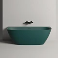 Ванна из искусственного камня Salini SOFIA 180x85 пристенная 102513GRF зелёная глянцевая
