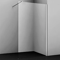Душевая перегородка Wasserkraft Rossel 90см 28W39 профиль хром, стекло прозрачное