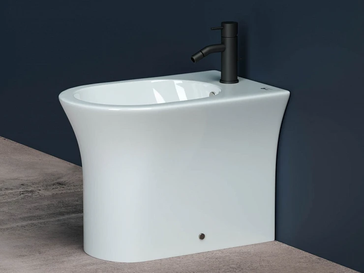 Биде напольное Ceramica Nova Star CN1906 белый глянец