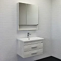 Зеркало-шкаф Comforty Никосия 70 00-00006163CF дуб белый