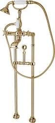 Напольный смеситель для ванны с душем Cezares LORD-VDPS-02-M бронза