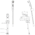 Смеситель для раковины Bravat Drop-D F148162C-1 хром