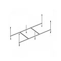 Каркас для ванны AM.PM X-Joy W88A-170-070W-R серый