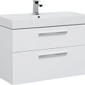 Тумба с раковиной Aquanet Nova 90 245256 белая