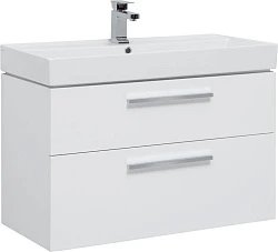Тумба с раковиной Aquanet Nova 90 245256 белая