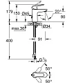 Смеситель для раковины Grohe BauEdge 23329000 хром