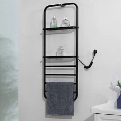 Полотенцесушитель электрический Black & White N-337 B 40x101см 337BN черный матовый