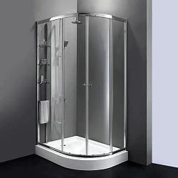 Душевой уголок Cezares Anima 120x100см ANIMA-W-RH-2-120/100-C-Cr-L профиль хром, стекло прозрачное