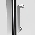 Душевая дверь в нишу Vincea Intra 80-90см VDP-1I8090CL профиль хром, стекло прозрачное