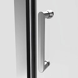 Душевая дверь в нишу Vincea Intra 90-100см VDP-1I9010CL профиль хром, стекло прозрачное