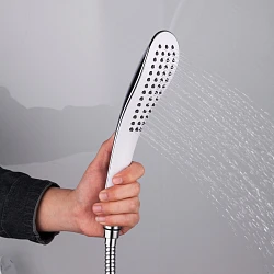 Смеситель для ванны с душем Gappo G3248 белый/хром