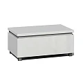 Тумба Ingenium 80 AXIOMA 800.09 белый глянец