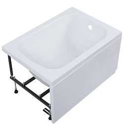 Акриловая ванна Aquanet Seed 100x70 с каркасом 00216658 белая глянцевая