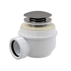 Сифон клик/клак для ванны 1/2", *50, Россия (RAL хром) ESSE
