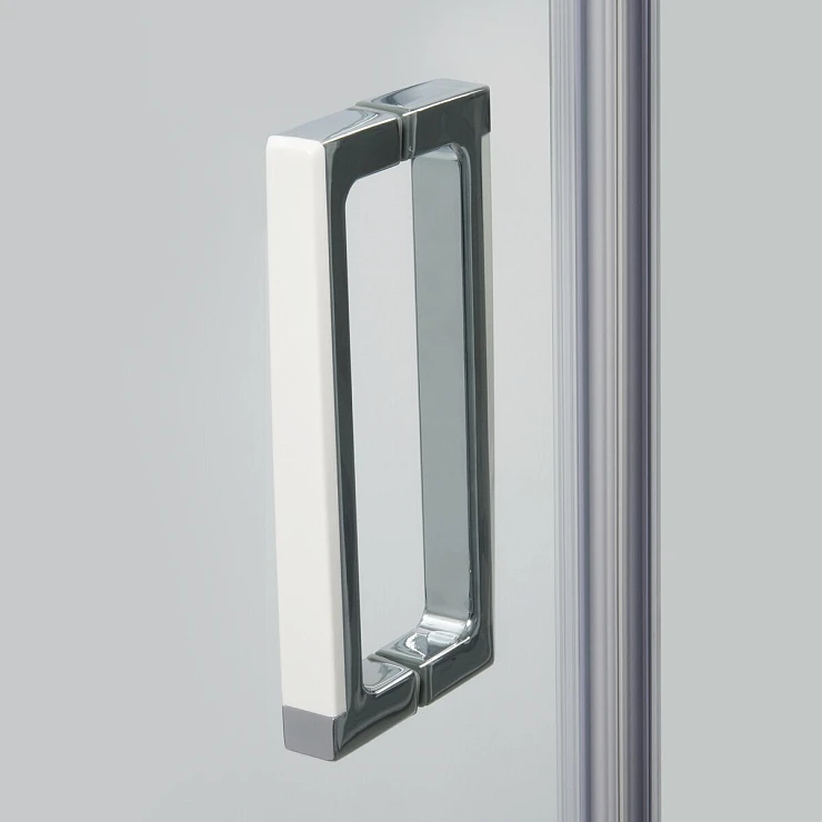 Душевой уголок Wasserkraft Aller 120x80см 10H06RWHITE профиль хром/белый, стекло прозрачное