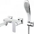 Смеситель для ванны с душем Gappo G3248 белый / хром