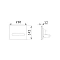 Кнопка смыва AM.PM Touch Pro I0450A38 черная глянцевая