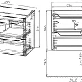 Тумба под раковину Style Line Марелла 70 СС-00002409 антискрейтч серый