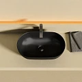 Раковина накладная Ceramica Nova Twist CN12001MB черная матовая