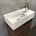 Тумба с раковиной Comforty Асти 40 00-00000834CF дуб темно-коричневый