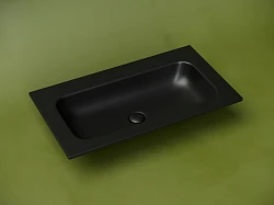 Раковина встраиваемая Ceramica Nova Grace 80см CN7012MBwx черная матовая