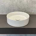Раковина накладная Comforty 40см 9110 белая глянцевая