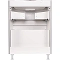 Тумба под раковину Style Line Бергамо мини 60 СС-00002309 антискрейч серый матовый