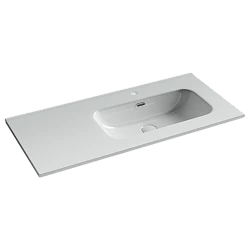 Раковина встраиваемая Ceramica Nova Element 100см CN7003R чаша справа, белая