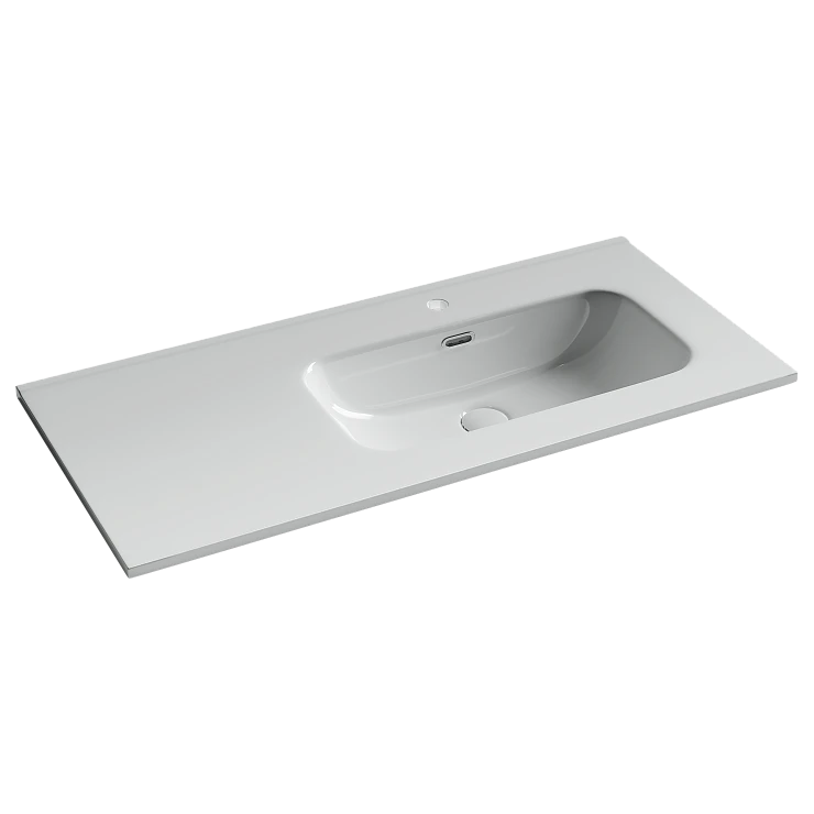 Раковина встраиваемая Ceramica Nova Element 100см CN7003R чаша справа, белая
