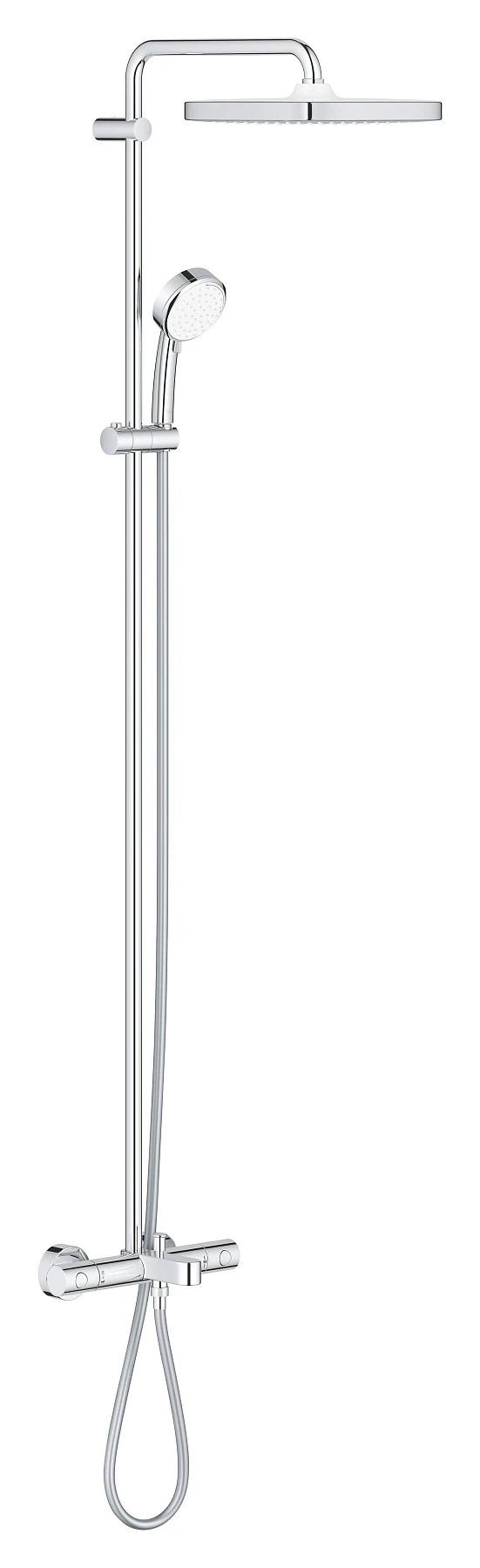 Душевая стойка Grohe Tempesta Cosmopolitan System 250 с термостатом 26691000 хром