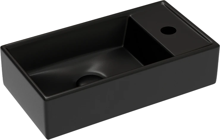 Раковина подвесная Ceramica Nova Element CN6051LMB черная матовая
